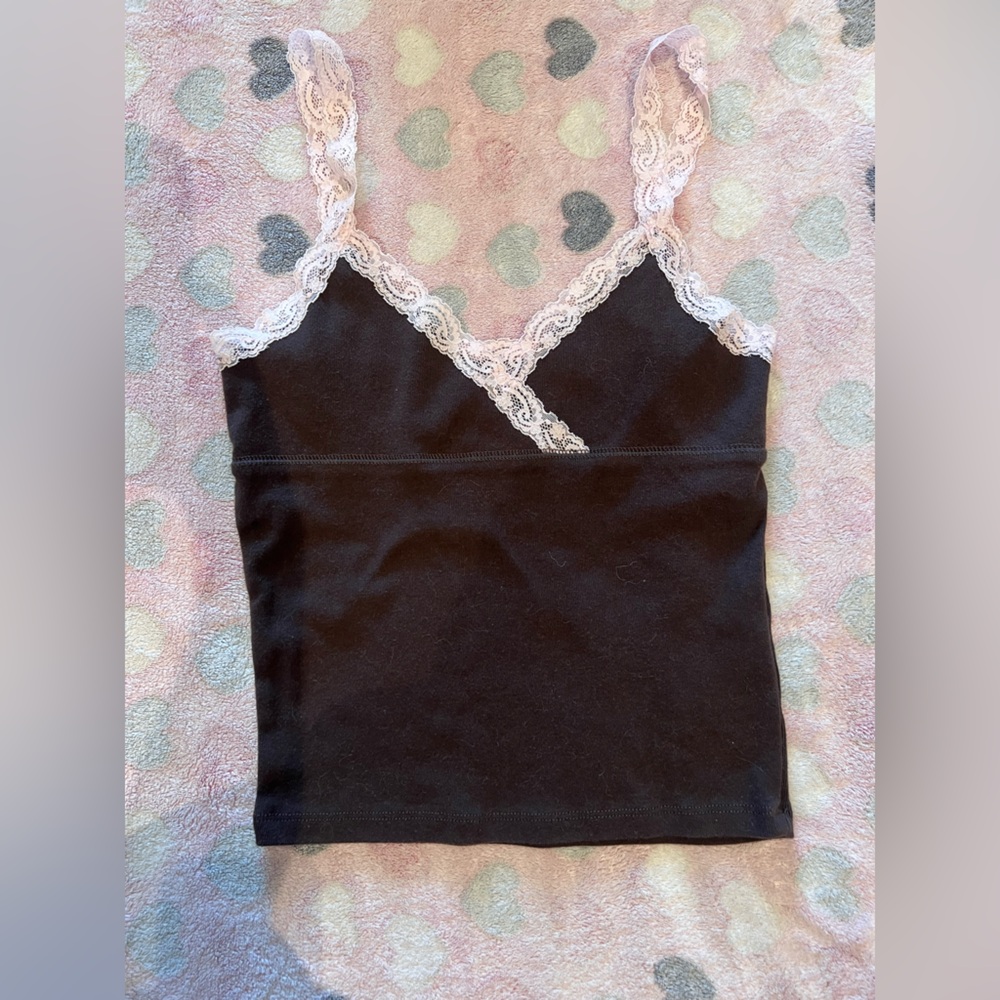 Brown and pink cami